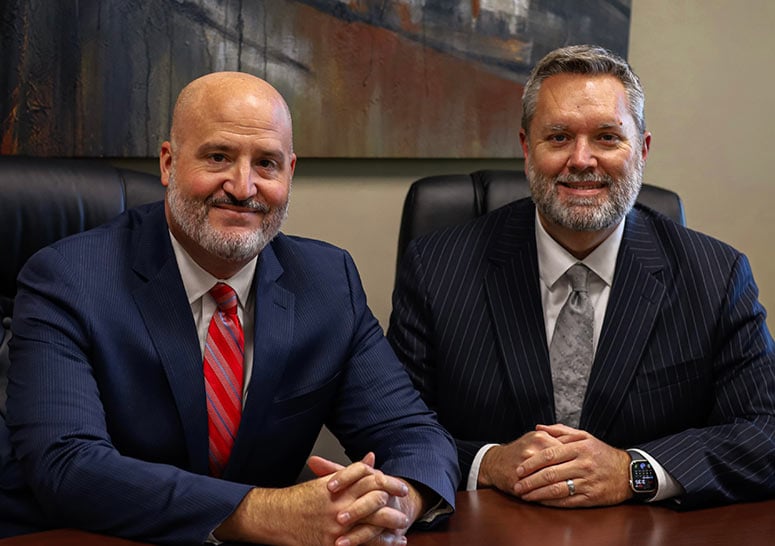 Attorneys Andrew H. Hatfield and Christopher Harris